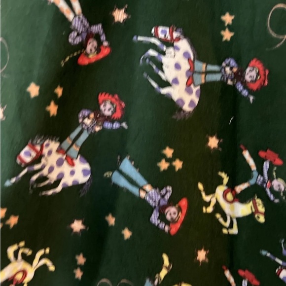 Vintage Baby Blanket, Nursing, Cowboys Cowgirls 35x35” - Picture 5 of 6